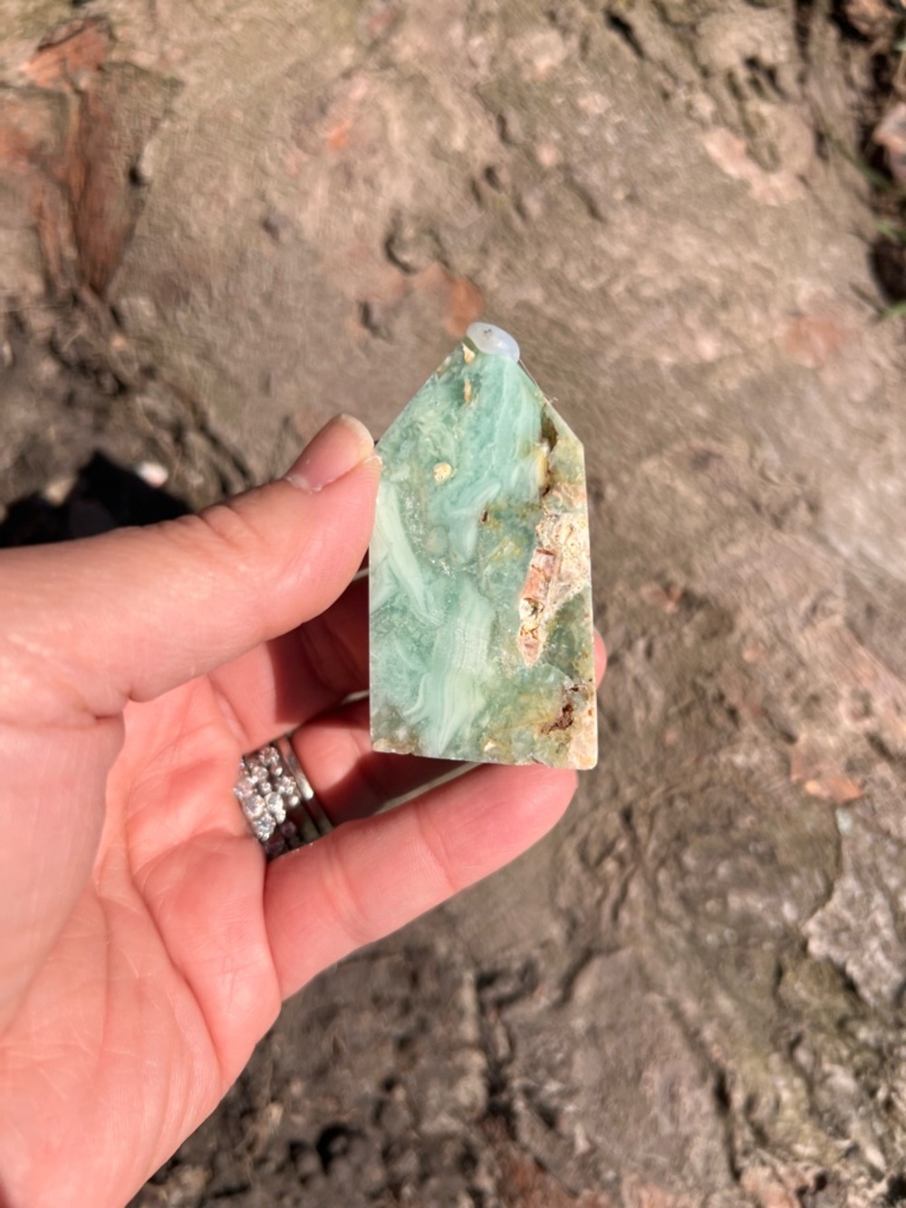 Variscite (2) Tower | crystal